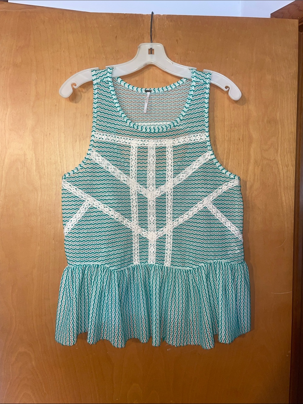 Free people peplum top size small